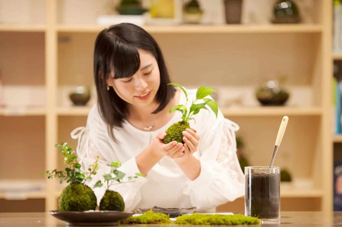 苔玉づくり体験